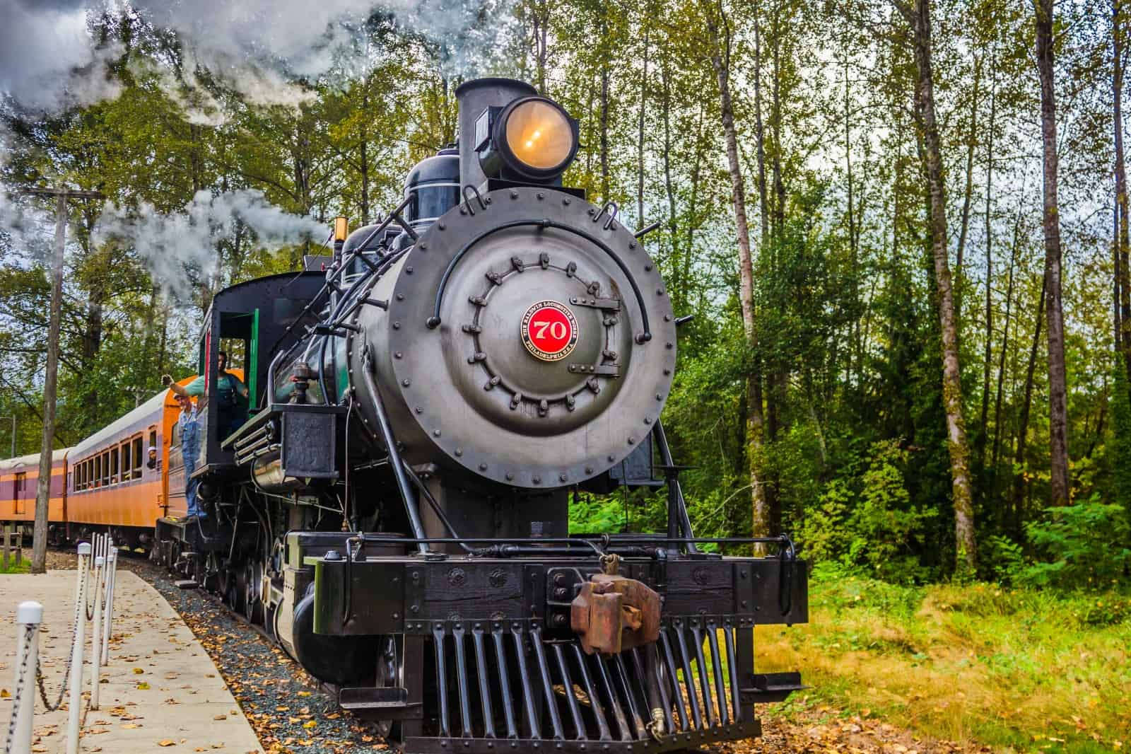 Ride the Mt. Rainier Railroad
