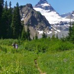 Hikers enroute to Summerland