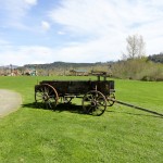 pioneer wagon at Millpond Park