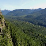 Looking up the White River Valley from the first viewpoint