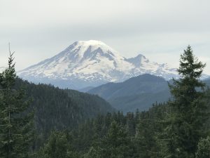 View of Mount Rainier from White Pass Scenic Bywayway