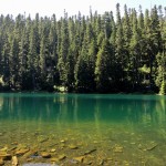 Lake Wests greenish tinted waters