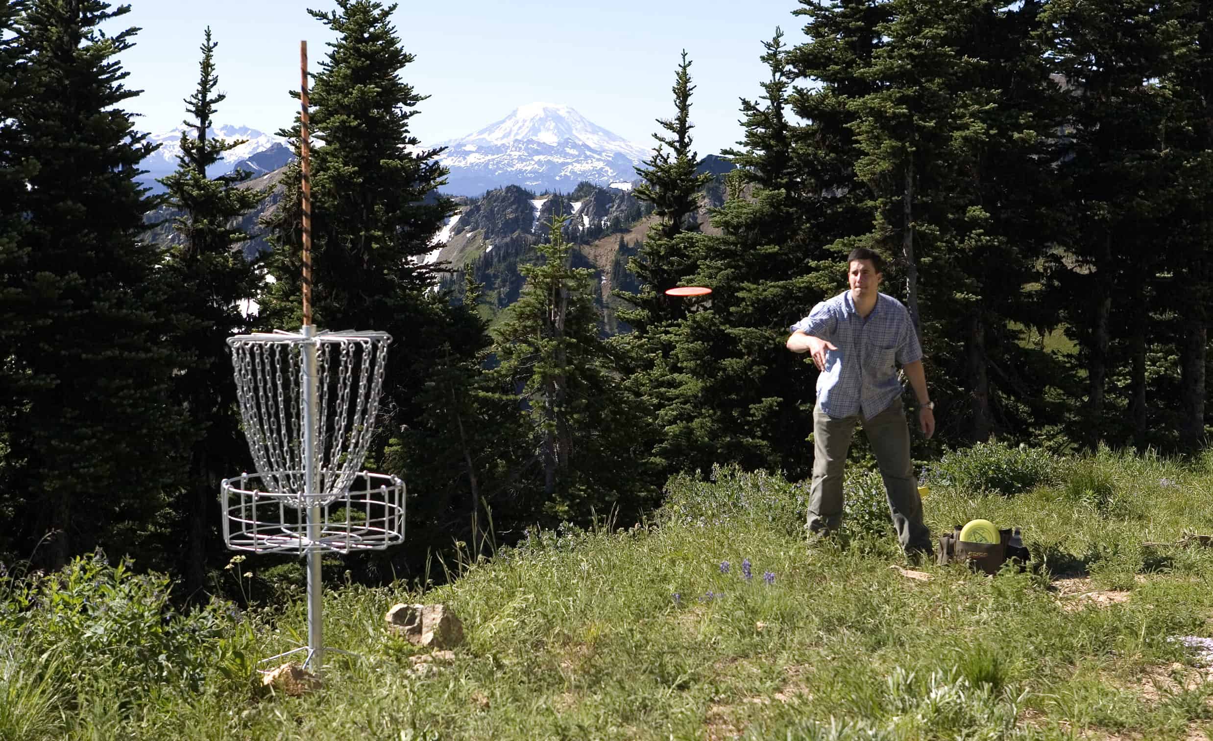 Crystal Mountain Disc Golf near Mount Rainier!