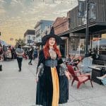 woman dressed as a witch