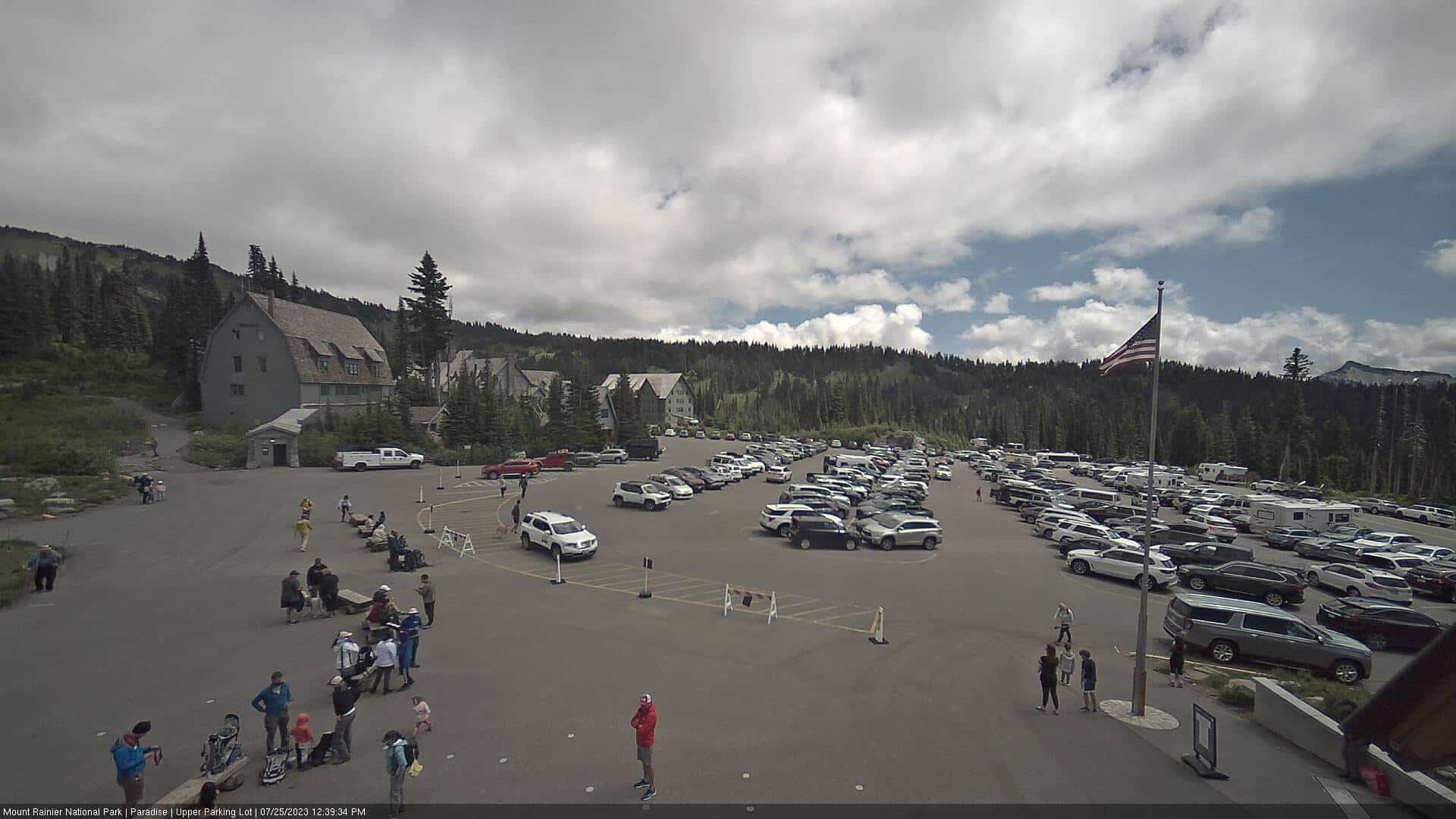PARADISE Looking East from Visitor Center webcam